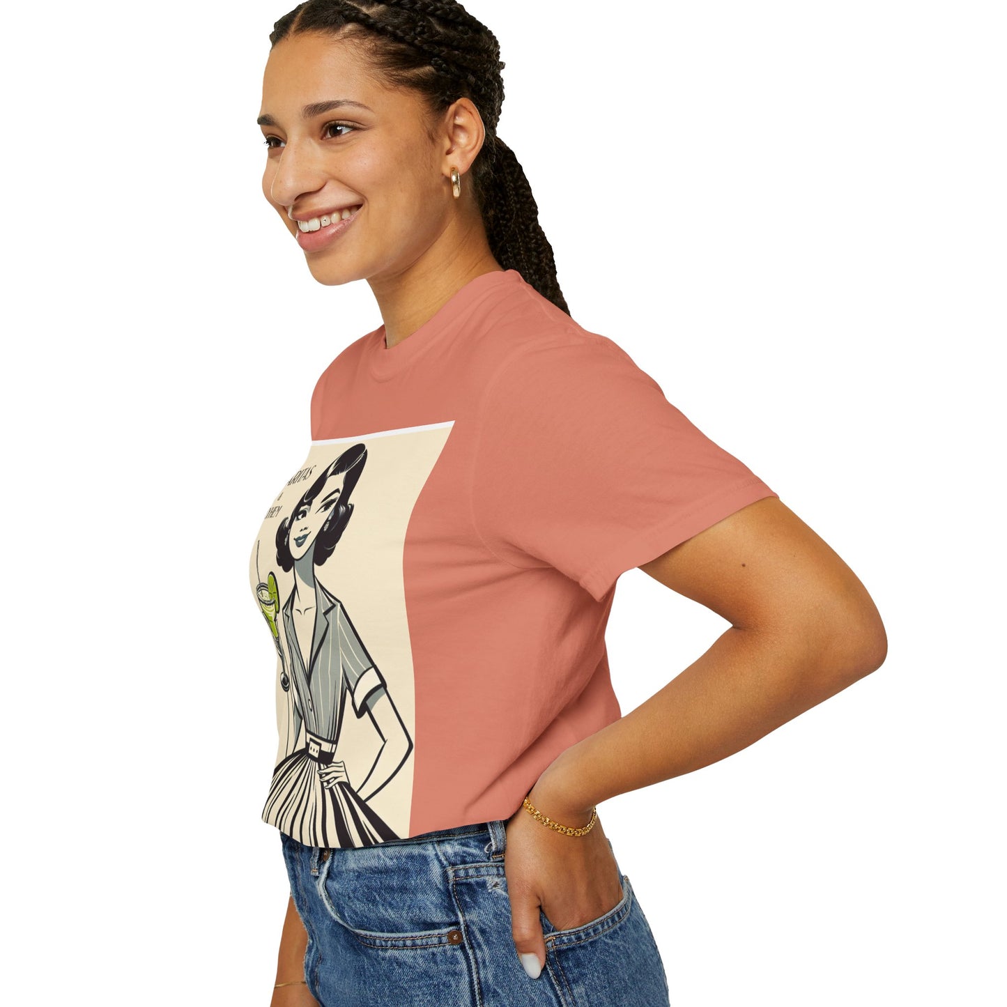 Vintage Margarita T-Shirt, Funny Retro Tee for Cocktail Lovers, Party Shirt, Gift for Her, Summer Vibes, Unisex Garment-Dyed Fashion