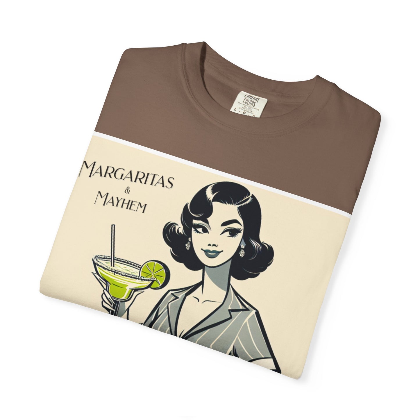 Vintage Margarita T-Shirt, Funny Retro Tee for Cocktail Lovers, Party Shirt, Gift for Her, Summer Vibes, Unisex Garment-Dyed Fashion